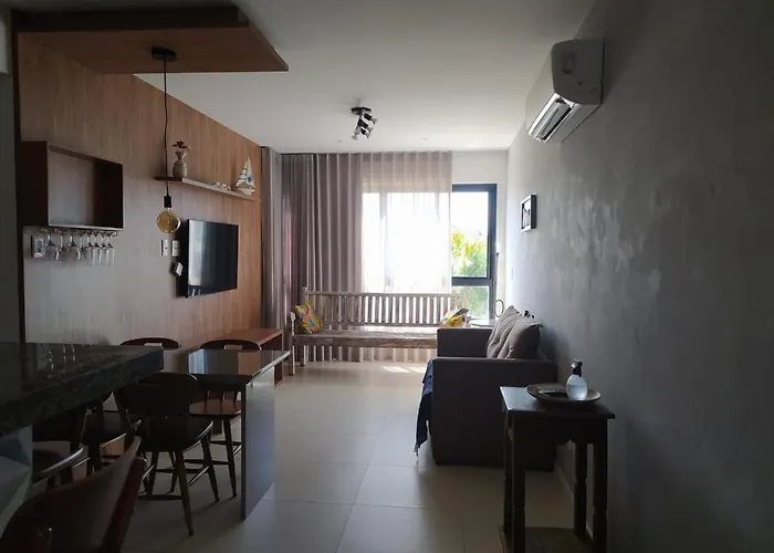 Flat Em Guarajuba, Paraiso Dos Coqueiros- Um Dos Flats Mais Bem Avaliados Da Regiao!! Seu Pet E Bem-Vindo!